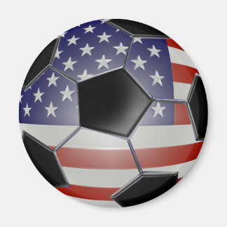 US Flag Voetbal Magneet