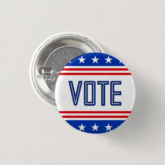 US Flag Vote Button (Voorkant /achterkant)