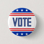 US Flag Vote Button (Voorkant)