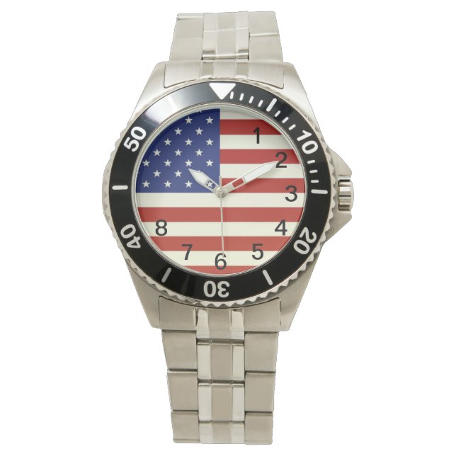 US FLAG watch Horloge (Voorkant)