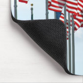 US Flags Array Mousepad Muismat (Hoek)