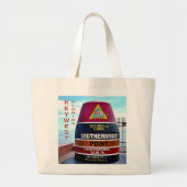 US Florida - Key West - Southernmost punt boei - Grote Tote Bag (Voorkant)