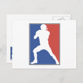 US Football Player T-shirts en cadeaus Briefkaart (Voorkant / Achterkant)