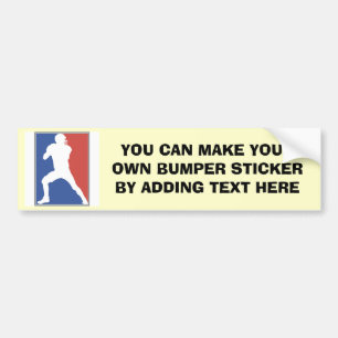 US Football Player T-shirts en cadeaus Bumpersticker