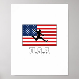US Football Soccer Team USMNT Poster