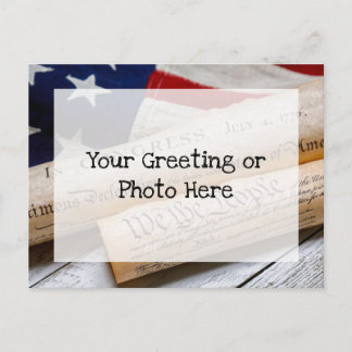 US Founding Documents Briefkaart