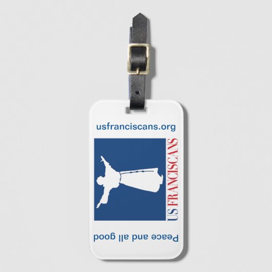 US Franciscans Bagagelabel (Voorkant (verticaal))