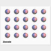 US Golf Ronde Sticker (Vel)