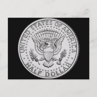 US Great Seal Half Dollar Briefkaart