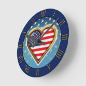 US Heart Ronde Klok (Hoek)
