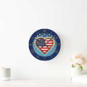 US Heart Ronde Klok (Huis)