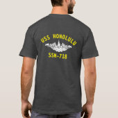 US Honolulu Navy Veteran T-shirt (Achterkant)