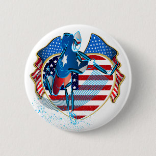 US ICE HOCKEY BUTTON
