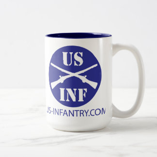 US-Infantry.com-Mok Tweekleurige Koffiemok
