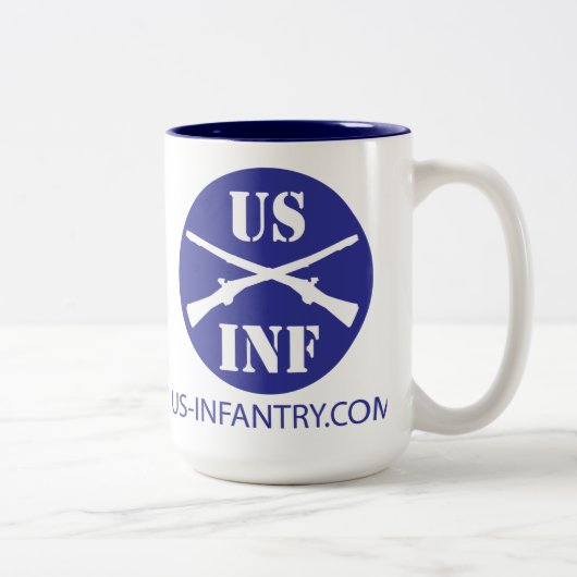 US-Infantry.com-Mok Tweekleurige Koffiemok (Rechts)