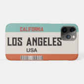 US LOS ANGELES CALIFORNIA LISENCE BORD Case-Mate iPhone CASE (Achterkant (horizontaal))