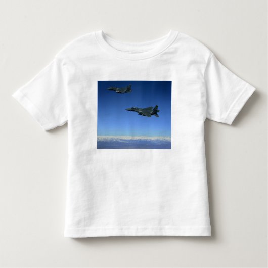 US luchtmacht F-15E Strike Eagles 2 Kinder Shirts (Voorkant)
