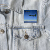US luchtmacht F-15E Strike Eagles 2 Vierkante Button 5,1 Cm (In situ)