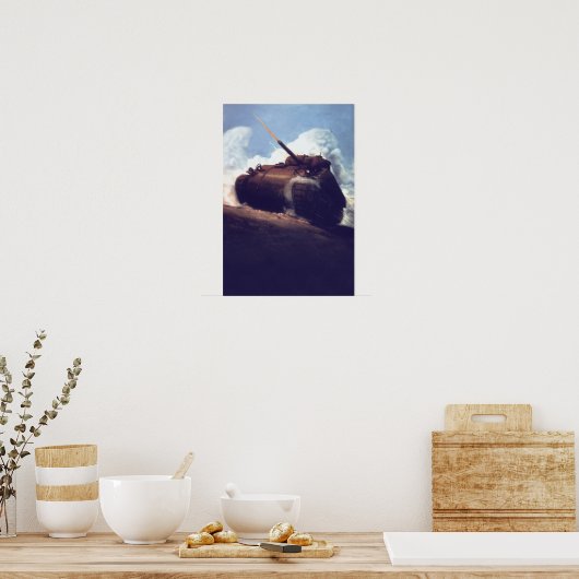 US M4 Abrams tank Poster (Cuisine)