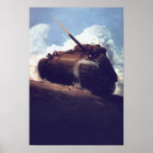 US M4 Abrams tank Poster (Devant)