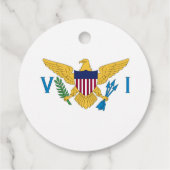 US Maagdeneilanden Bedankjes Labels (Achterkant)