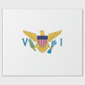 US Maagdeneilanden Cadeaupapier (Vlak)