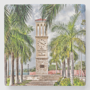 US Maagdeneilanden Eliza James-McBonboclock Tower Stenen Onderzetter