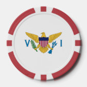US Maagdeneilanden Poker Chips (Voorkant)