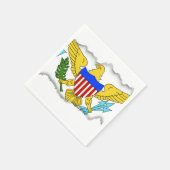 US Maagdeneilanden Servetten (Hoek)