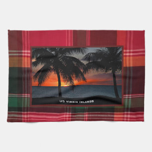 US Maagdeneilanden USVI Zonsondergang Madras  Theedoek