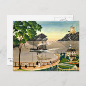 US Mail Boat, 1885 Briefkaart (Voorkant / Achterkant)