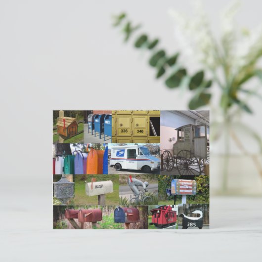 US Mail Briefkaart (Staand voorkant)