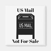 US Mail niet te koop Magneet (Voorkant)