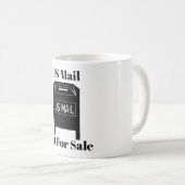 US Mail Pas À Vendre Café Mug (Devant droit)