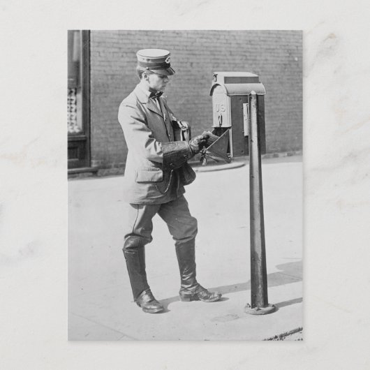 US Mailman Briefkaart (Voorkant)