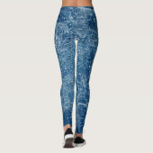 US Map Blueprint Leggings (Achterkant)