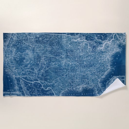 US Map Blueprint Strandlaken (Voorkant)