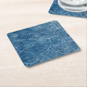 US Map Blueprint Vierkante Kartonnen Onderzetter (Schuin)