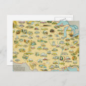 US Map Briefkaart (Voorkant / Achterkant)