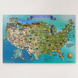 US map jigsaw puzzle usa map puzzel Legpuzzel