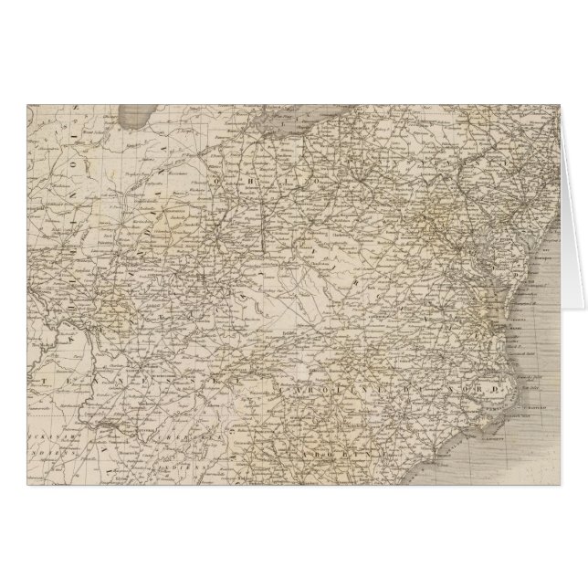 US Map met nederzettingen (Voorkant Horizontaal)