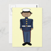 US Marine Corp Boy Briefkaart (Voorkant / Achterkant)