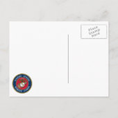 US Marine Corps - Blue Briefkaart (Achterkant)