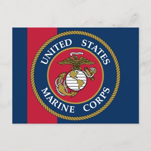 US Marine Corps - Blue Briefkaart (Voorkant)