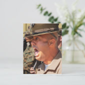 US Marine Corps Drill Instructor Briefkaart (Staand voorkant)