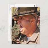 US Marine Corps Drill Instructor Briefkaart (Voorkant / Achterkant)