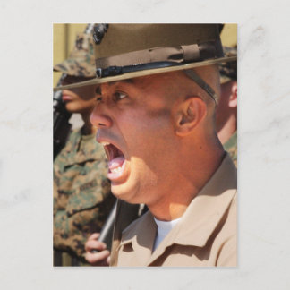 US Marine Corps Drill Instructor Briefkaart