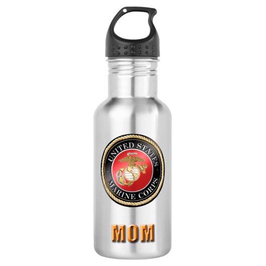 US Marine Corps Ma Water Bottle Waterfles (Voorkant)