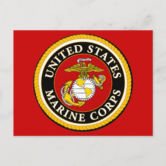 US Marine Official Seal Briefkaart (Voorkant)