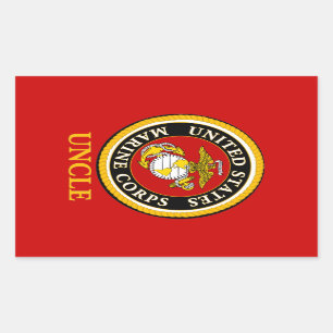 US Marine Official Seal - Oom Rechthoekige Sticker